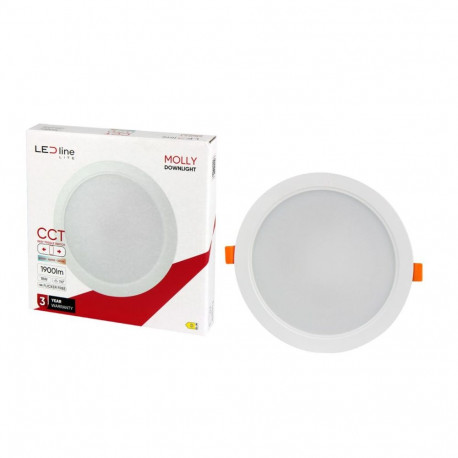 RECESSED LED LIGHT MOLLY 30-60K 18W 1900