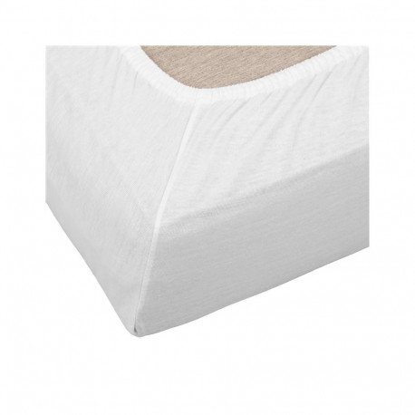 BED SHEET POLYCOTT 120X200+25CM WHITE601