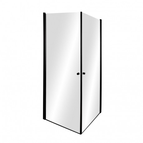 SHOWER CABIN VIKTORIJA 90X90X1900. BLACK