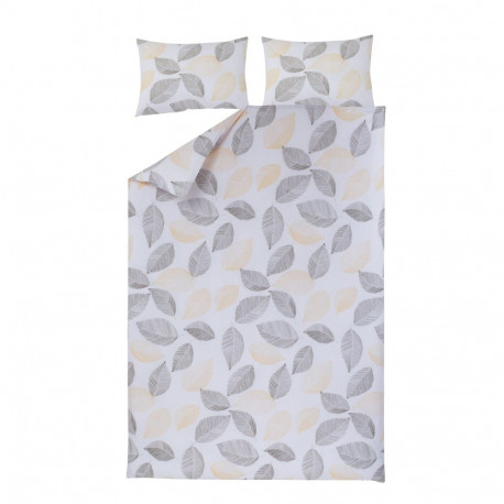 BED COV SET Cassia Leaves COTTON 200x220