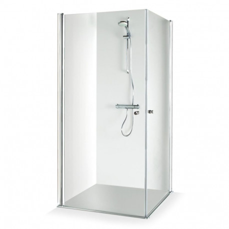 SHOWER CABIN VIKTORIJA 90X90X1900. GREY