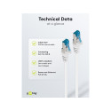 Goobay CAT 6A Patch Cable, S/FTP (PiMF), white 7.5 m