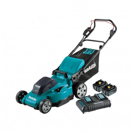 juhtmevaba muruniiduk DLM480CT2 2x5.0Ah