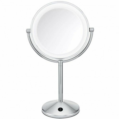 Magnifying Mirror with LED Babyliss 9436E Steel Stainless steel Double-sided
