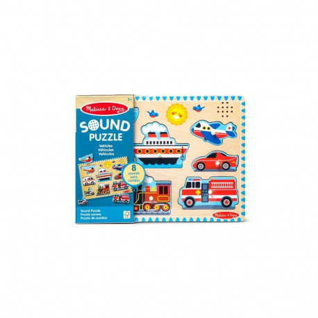 MELISSA & DOUG Vehicles Sound Puzzle