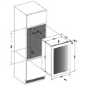 Wine cooler Dunavox DVH-44.120DB.TO