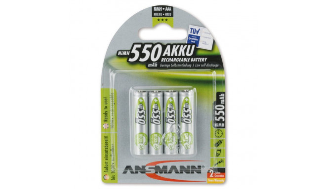 550mAh (grün, 4x AAA (Micro))