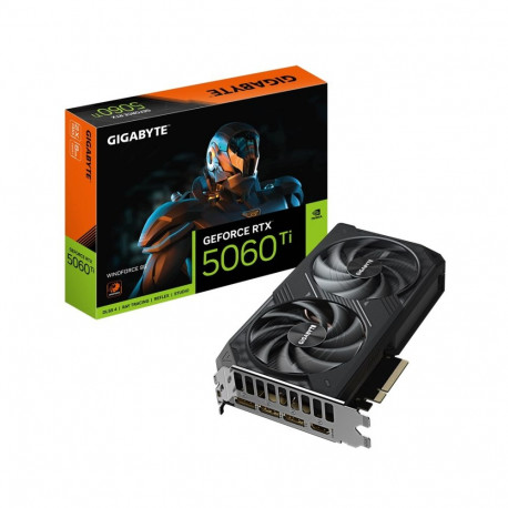 GIGABYTE videokaart GV-N506TWF2-8GD GeForce RTX 5060 Ti WINDFORCE 8G 8GB GDDR7 128bit PCI-E 5.0 2572