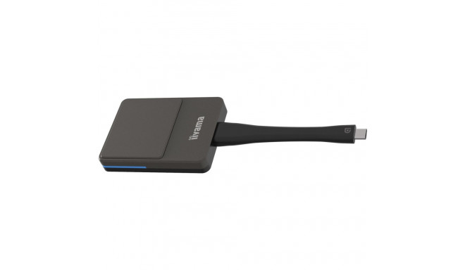 iiyama WP D002C Smart TV dongle USB 4K Ultra HD Black, Silver
