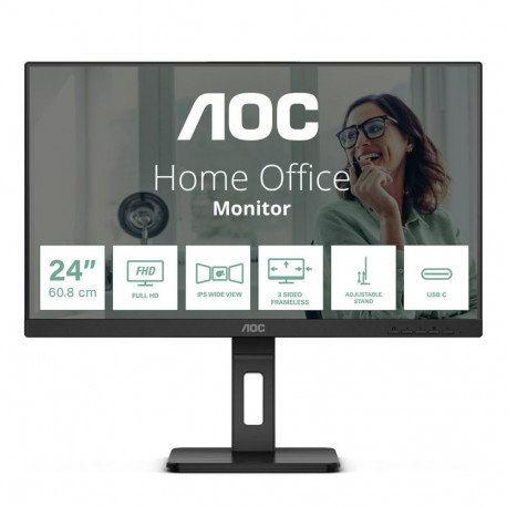 AOC arvutimonitor 24P3CV 60.5cm (23.8") 1920 x 1080 Full HD LED, must