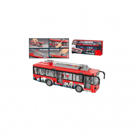 Bus b/o light, sound, opening door