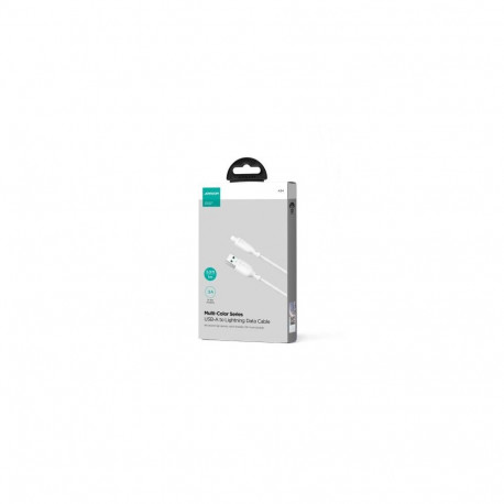 Joyroom USB - Lightning Cable Multi-Color Series A14, 480mb/s, 3A, 1.2m, White (SA34-AL3)