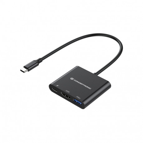 Conceptronic DONN01B 3-ühes USB 3.2 dokk