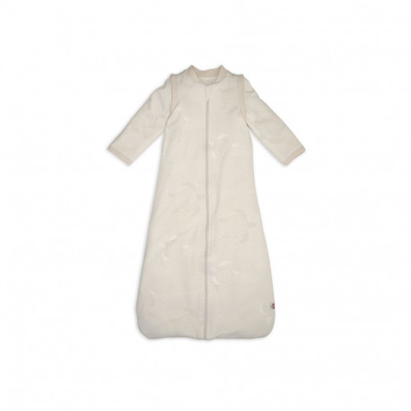 Lodger Hopper Matcha Turtle Sleeping bag with removable sleeves 50/62 / cream