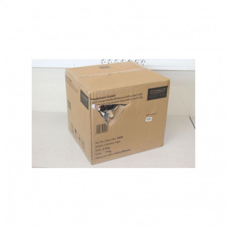 Caso SALE OUT. 03000 AirFry Chef 1700 Designer Air Fryer, Power 1700 W, Basket volume 6 L, 12 progra