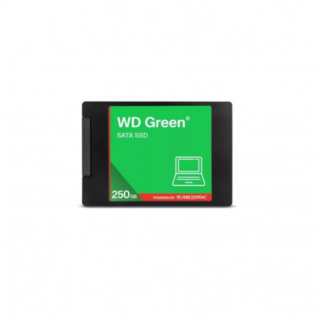 Western Digital SSD||Green|250GB|3D NAND|Read speed 545 MBytes/sec|2,5"|MTBF 2000000 hours|WDS250G5G