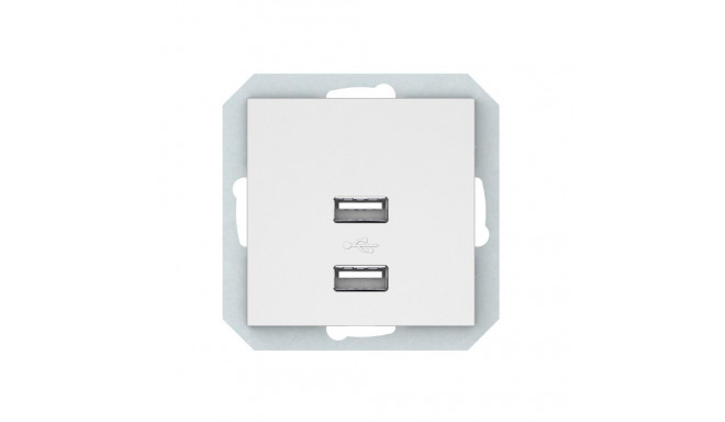 SOCKET USB 2PL. WMAT USB-3.4A-02 QR1000