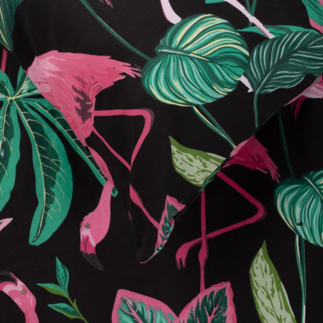 BED COV SET Flamingo SATEEN 140x200CM