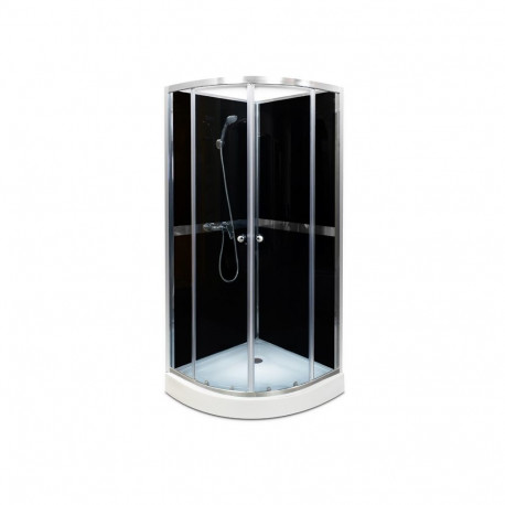 SHOWER ENCL QA047-90 NERO 90X90X200 3P