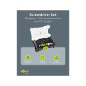 Goobay Tools Screwdriver Set with 43-Piece Bit Set