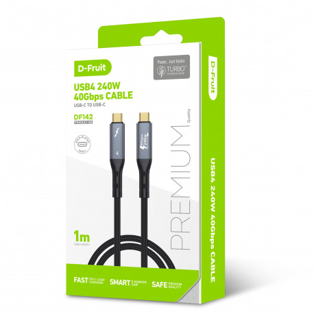 D-Fruit cable USB 4.0 240W DF142 1m