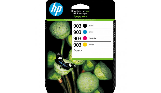 HP Ink 903 6ZC73AE multipakk (must/tsüaan/magenta/kollane)
