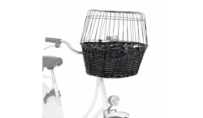 Trixie jalgrattakorv võrega, 50 × 41 × 35 cm, must