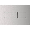 Tece Solid flush button for toilet, brushed steel (9240430)