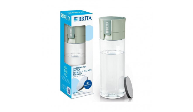 Brita Vital filtriga pudel pastellroheline + 2 MicroDisc filtrit 600ml