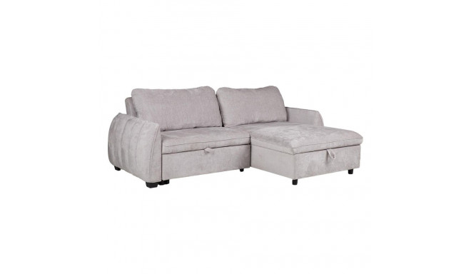 Corner sofa bed CLOUD light grey