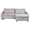 Corner sofa bed CLOUD light grey