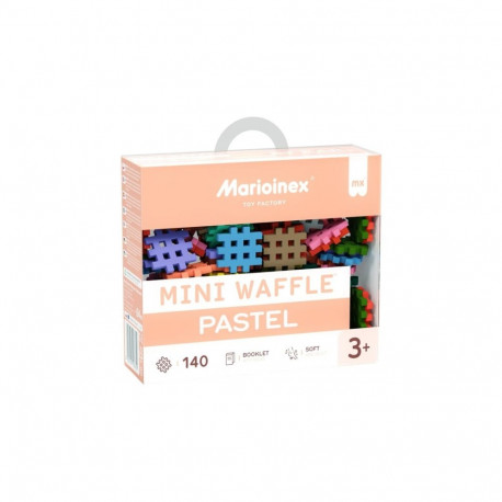 Marioinex ehitusklotsid Mini Waffle 140tk, pastelsed