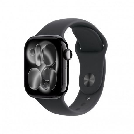 Apple Watch Series 11 GPS + Cellular 42mm süsimust alumiiniumkorpus must spordirihm S/M