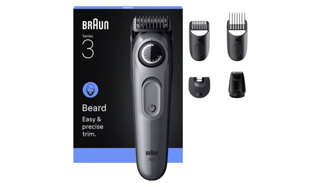 Braun BeardTrimmer 3 80789789 beard trimmer AC/Battery 20 2 cm Black
