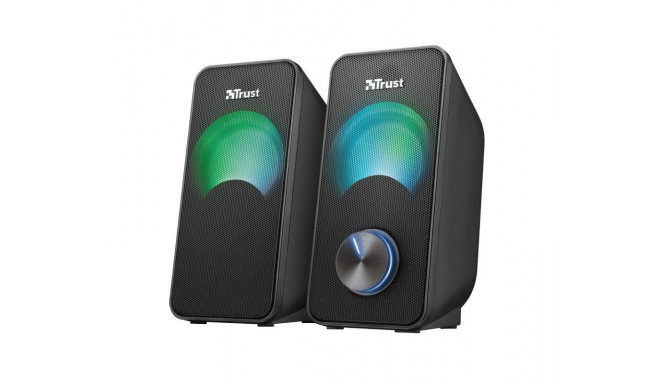 Speaker|TRUST|Arys Compact RGB|Black|23120