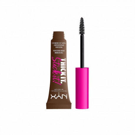 NYX PROFESSIONAL MAKE UP THICK IT. STICK IT! brow mascara #06-brunette 1 u