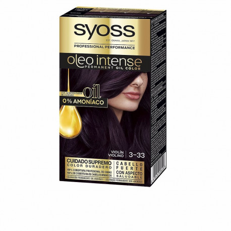 SYOSS OLEO INTENSE tinte sin amoniaco #3.22-violín 5 pz