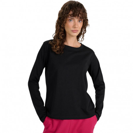 Koszulka damska 4F longsleeve F431 głęboka czerń 4FWMM00TLONF431 20S XL