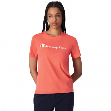 Koszulka damska Champion SS Tee koralowa 117534 PS004 M