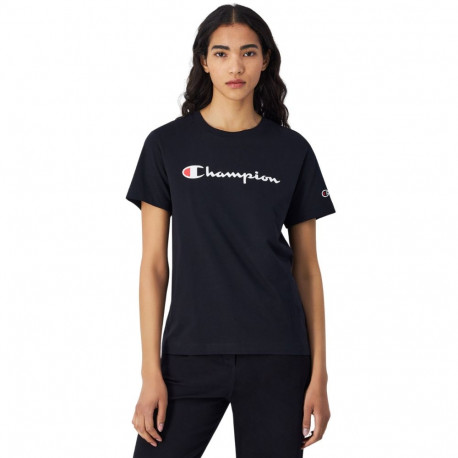 Koszulka damska Champion SS Tee czarna 117534 KK001 XL