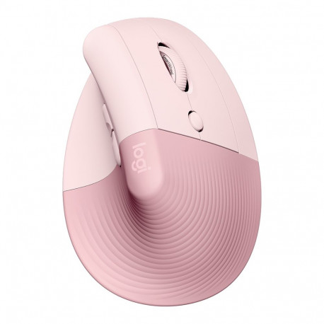 Logitech juhtmevaba hiir Lift Vertical Ergonomic Bluetooth, rose