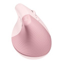 Logitech wireless mouse Lift Vertical Ergonomic Bluetooth, rose