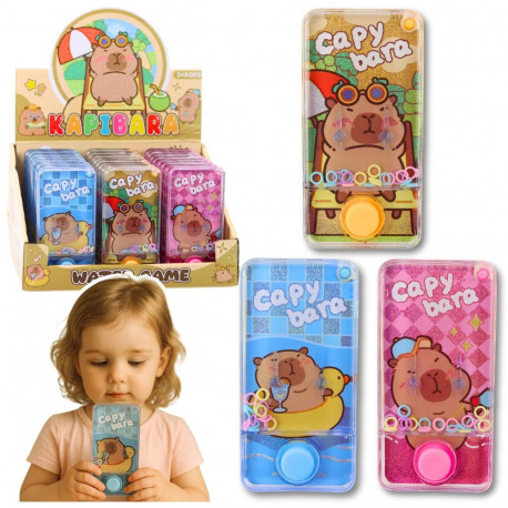 Veeosavusmäng kapibara rõngad segavärv 12,5 cm