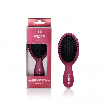 BALMAIN HAIR pusadevastane juuksehari mini burgundi / Detangling Brush Mini Burgundi