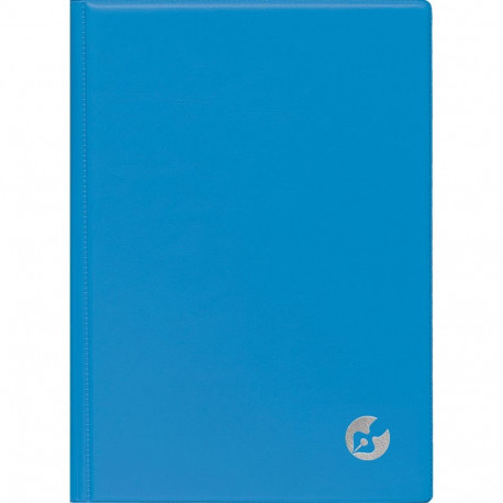 Book calendar Boss A5, WEEK vertical, spiral binding, plastic covers (LIGHT BLUE) 00039/40341