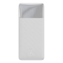 Baseus Baseus Bipow powerbank with display 10000mAh 15W white (Overseas Edition) + USB-A - Micro USB