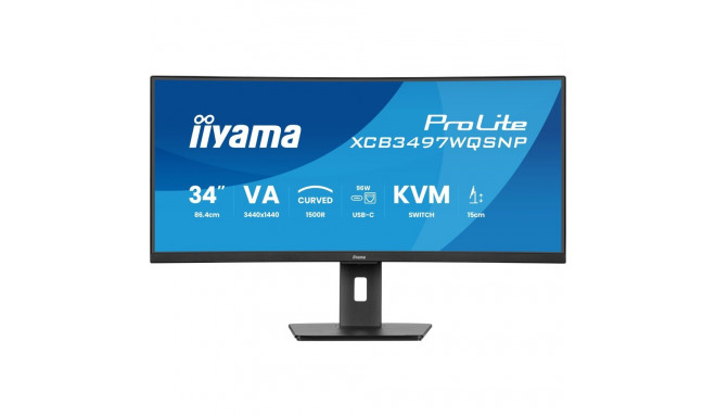 iiyama ProLite XCB3497WQSNP-B1 - 120Hz | UWQHD | 34'' | VA | 0,4 ms