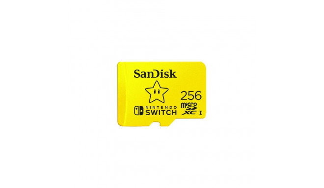 SanDisk Nintendo Switch MicroSDXC kaart 256 GB Class 10 UHS-I/U3 A1 V30 (SDSQXAO-256G-GNCZN)