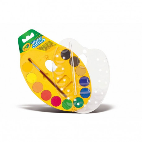 CRAYOLA Akvarellvärvi palett, 12 värvi