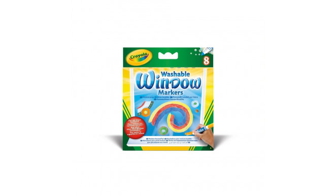 CRAYOLA Window markers, 8 pcs
